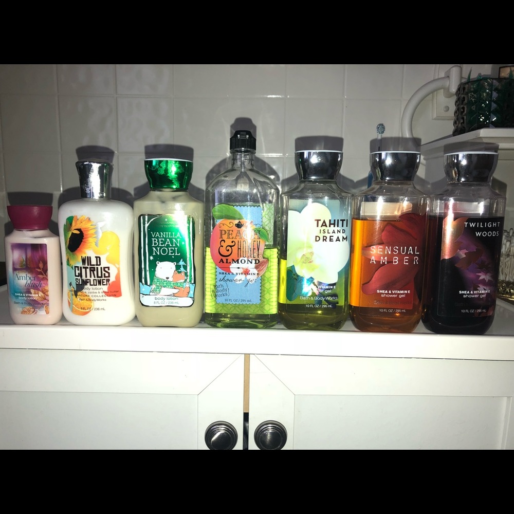 Bath and body works lot!!
